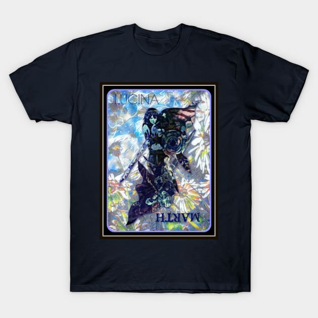 Lucina challenges her fate (ft. "Marth") T-Shirt by maevestrom